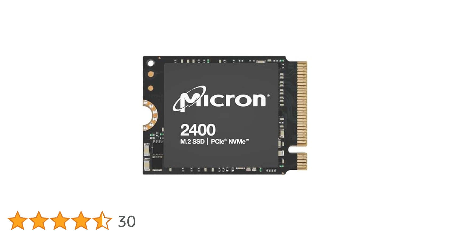 内蔵型SSD Micron m.2 2230 NVME SSD 2400 1TB Micron 2400 1TB M.2 2230 NVMe PCIe 4.0x4 SSD Solid State