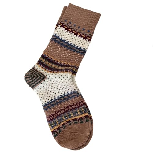 Calcetines casuales para senderismo de mujer botas montaña estilo retro 3