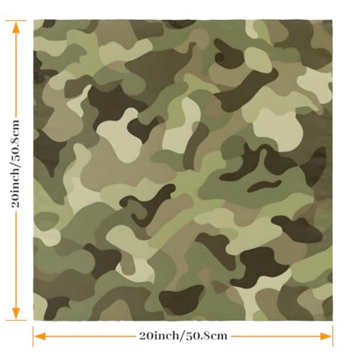 Servilletas de Tela Camuflaje Set x6 50.5x50.5 cm miniatura 2