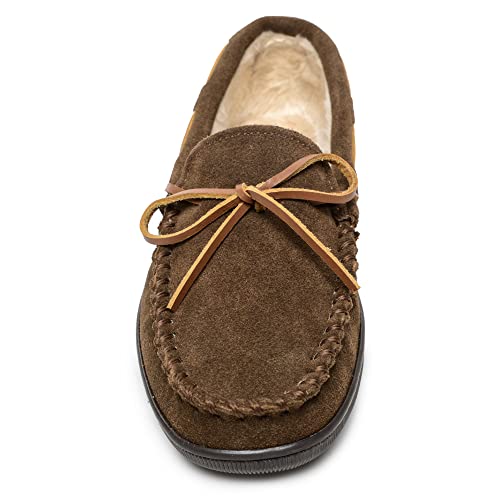 Image of Minnetonka Men's Pile Lined Hardsole Slipper | Casual Slippers