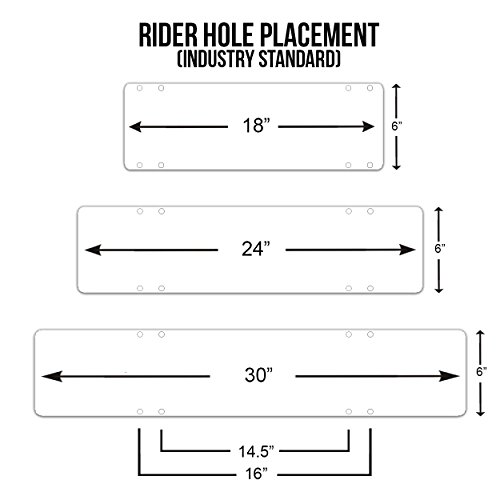 Cartel de aluminio doble cara 6 pulg x 30 pulg miniatura 4