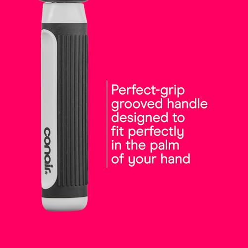 Conair Grip & Style Round Brush, Nylon Bristle Hair Brush for Blowout Styling, Ideal for Coarse, Curly, Wavy Hair, Color May Vary - image 6