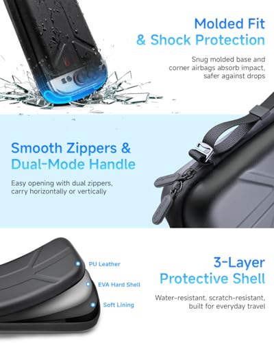 Estuche para Nintendo Switch 2 HolyFort con kit de accesorios 14 en 1 y protectores 4