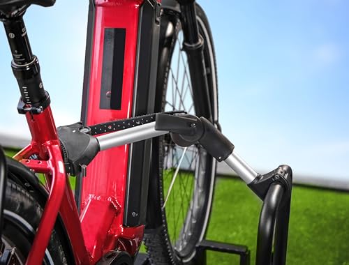 EUFAB 11248 Verstellbarer Strap-Rahmenhalter 40cm, Schwarz/Silber