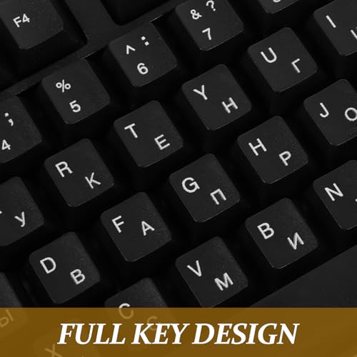 Juego de teclado y ratón USB con 104 teclas ABS y un diseño moderno elegante para tu oficina 4