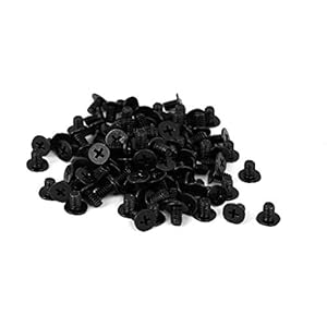 New Lon0167 CM2x3mm Phillips Tablet PC Laptop Computer Achterklep Schroef Zwart 100st(CM2x3mm Phillips Tablet PC Laptop…