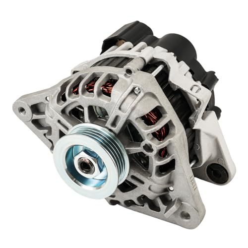 Image of KAX New Alternator, 90Amp Automotive Replacement Alternator fit for Elantra 2007-2012 2.0L L4 Soul 2010-2011 2.0L L4 Spectra Spectra5 2007-2009 2.0L L4 Alternator Replace OEM 11311 2655635