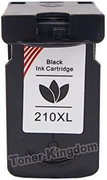 Remanufactured CANON PG210 PG-210 Printer Ink Cartridge for Canon Printers PIXMA iP2702 MP240 MP250 MP270 MP280 MP480 MP490 MP495 MX320 MX330 MX340 Wireless MX350 Wireless-Black