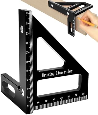 Équerre De Menuisier – Mesure Angles 45° Et 90° – Outil De Mesure Pour Bricolage