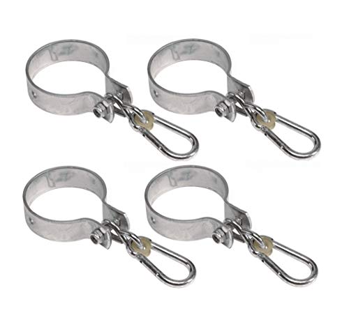 Preisvergleich Produktbild Gartenwelt Riegelsberger Schaukelhaken mit Karabiner für Rundbalken Ø 10 cm 4 Stück