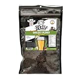 Boozy Jerky | Craft Beer Infused Rosemary Garlic Beef Jerky | 8oz. Bag | All Natural High Protein Premium Marinated Small Batch | Perfect Beer Gift Jerky for Men or Women