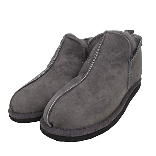 [Shepherd] シェパード シープスキン ムートン ブーティ 本革 ムートンブーツ ボア ショートブーツ NICOLE (39, ASPHALT)