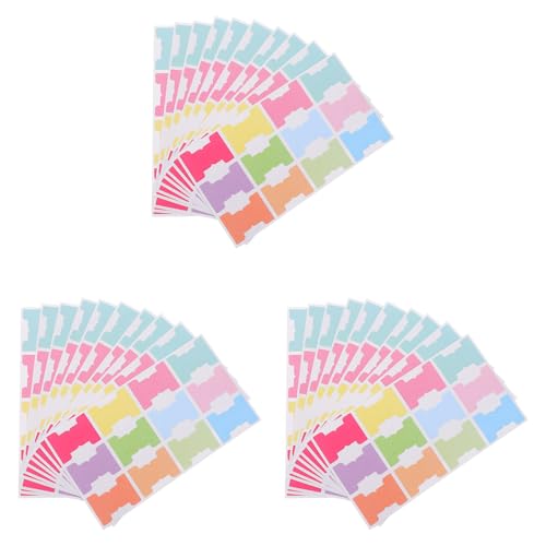 Pestañas adhesivas de papel de alta calidad y superficie escribible para carpetas