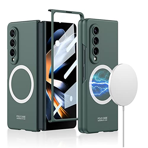 Coque Samsung Galaxy Z Fold 4 5G compatible charge sans fil avec film avant