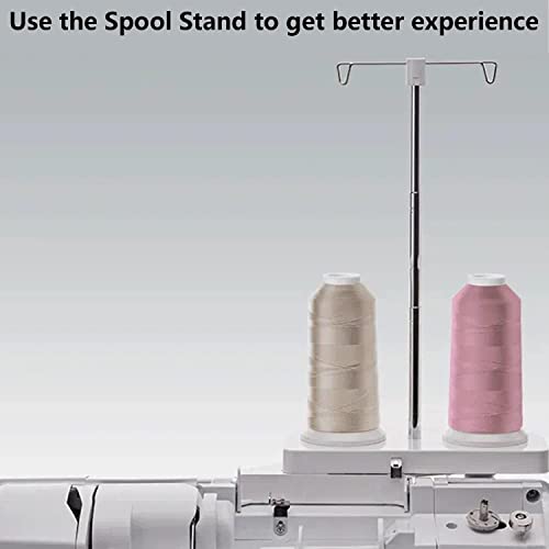 Simthread Embroidery Thread 5500 Yards Black 900, 40Wt 100% Polyester For Brother, Babylock, Janome, Singer, Pfaff, Husqvarna, Bernina Machine #TOP7