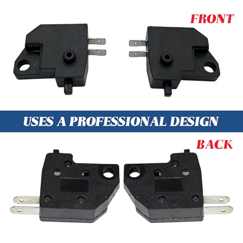 KoiLuvGo 2 PCS Motorcycle Right Brake Light Switch, Universal Brake Light Switch Kit, 2-pin Left and Right Disc Brake Switch Accessories for Motorcycle and Off-Road Vehicles - Thumbnail 6