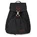 WITERY Backpack Purse for Women- Casual Daypack Small Canvas Backpack with Flap Drawstring, Ladies Multi-Pocket College Bookbag Shoulder Bag Travel Bag for Work Daily Trip
