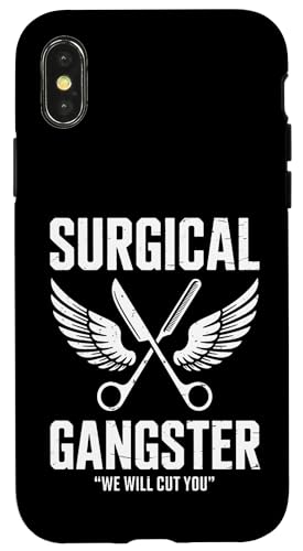 �������Ȏ�p�M�����O�X�^�[ We Will Cut You Saying �X�}�z�P�[�X iPhone X/XS �p