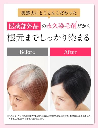 b.ris(ビーリス) 白髪染め エアリーカラーリングフォーム (ダークブラウン, 1本) の商品画像 5