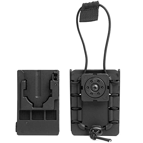 Polymer Radio Holster Molle Walkie Talkie Holder Tactical Duty Belt Radio Case Two Way Radio Pouch For Motorola Apx 6000 Mts2000 Kenwood Hytera Baofeng(1 Pack) #TOP7