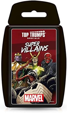 Top Trumps Specials Marvel Super Villains Card Game, Red, WM01074-EN1-6