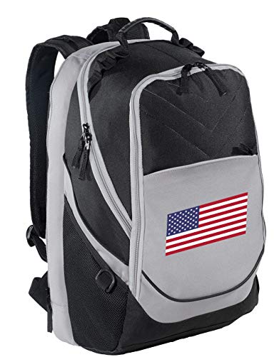 Broad Bay American Flag Backpack USA Flag Large Laptop Computer Bag