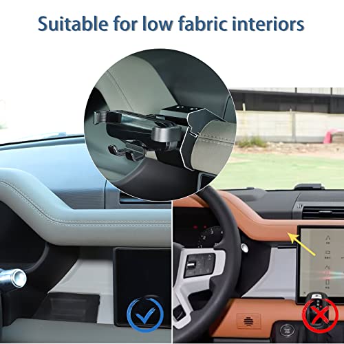 Phone Mount Fit for Land Rover Defender 110 90 2020-2022 Car Center Console Mobile Phone Holder Land Rover Defender Special Mobile Phone Holder Decorative Accessories