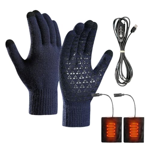 Gants de chauffage électrique tactiles et isolants contre le temps froid extérieur