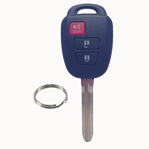 ri-key seguridad – Recambio funda nuevo control remoto clave Shell remoto y botones para Toyota Highlander 2014 – 2015 (por favor lea descripción completa)