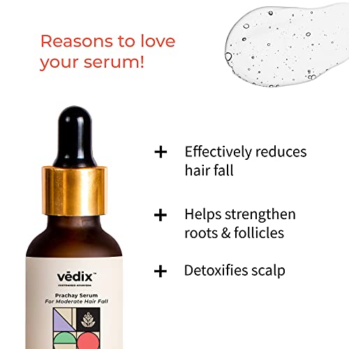 Image of Vedix Vikleda Shampoo & Vithan Hair Growth Serum Combo For Women & Men | For Dry Hair & Hair Growth | 100ml + 40 ml