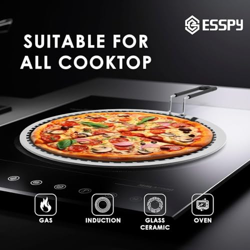 Image of Esspy 11inch /28cm Tri-Ply Honeycomb Stainless Steel Non-Stick Tawa for Roti & Dosa, Metal Utensil Safe, Induction & Gas Compatible, Even Heat, PFOA-Free, Chapati /Paratha Tawa