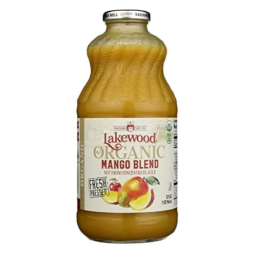 Lakewood Juice Mango Organic, 32 oz