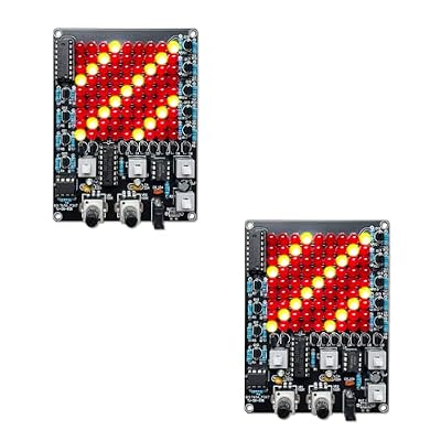EIELE 2pcs Multi-Directional Adjustable Running Light Soldering Practice Kit LED Light Soldering Kit Electronic Project Kit Soldering kit for Electronics