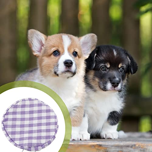 Dog Dress Pet Vintage Pearl Plaid Bow Suit Dog Tutu With Adjustable Hat Dog Clothes For Small Dogs Girl Dog Princess Costume #TOP6