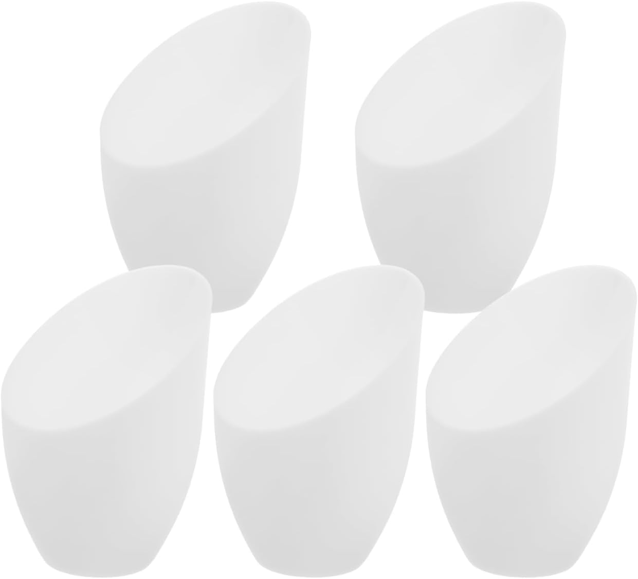 5 Pieces White Frosted Lampshade Fixtures Replacement Shades for Floor Light Lamp Horseshoe Lamp Shade Multi- Head Stand up Lampshade,Hole Diameter 42MM