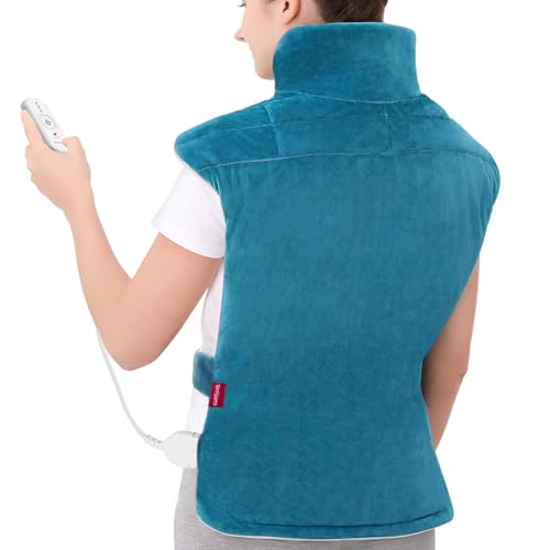Comfytemp Weighted Heating Pad for Back Neck Shoulder, 22"x33" FSA Eligible