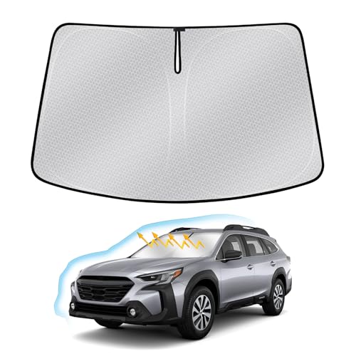Windshield Sun Shade for Subaru Outback 2020-2025, Upgraded Nano Materials Front Window Shade Cover for Outback 2020 2021 2022 2023 2024 2025, Foldable Sun Shield Protector for Outback Accessories