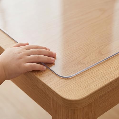 Protège-bureau PVC souple transparent pour table et coiffeuse - 5
