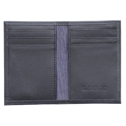 Carteira Masculina Porta Cartões Duo Couro Legítimo (Preto)