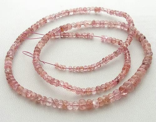 Perles de spinelle rouge pour fabriquer un cadeau de Saint-Valentin