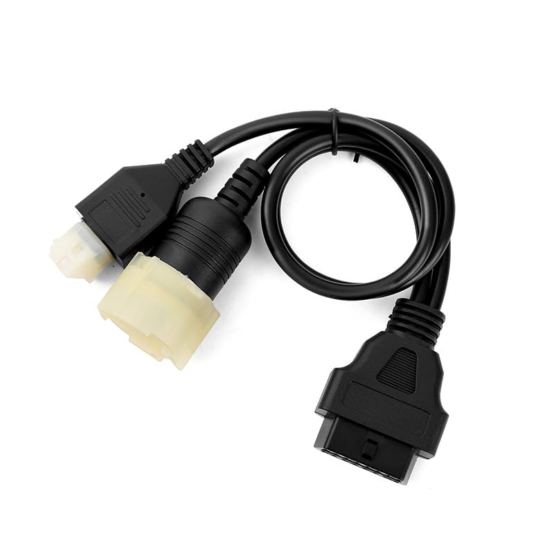 Cavo adattatore OBD2 2 in 1, cavo diagnostico OBD da 16 pin a 4 pin a 8 pin, spina OBD2 a OBD1 a 4 pin per Suzuki SDS 8.40 Jet Boat Work con lettore di codice Elm327 Obd2