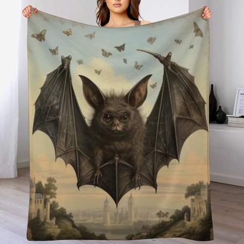 Tapis douillet chauve-souris avec couverture de luxe lavable machine - 2