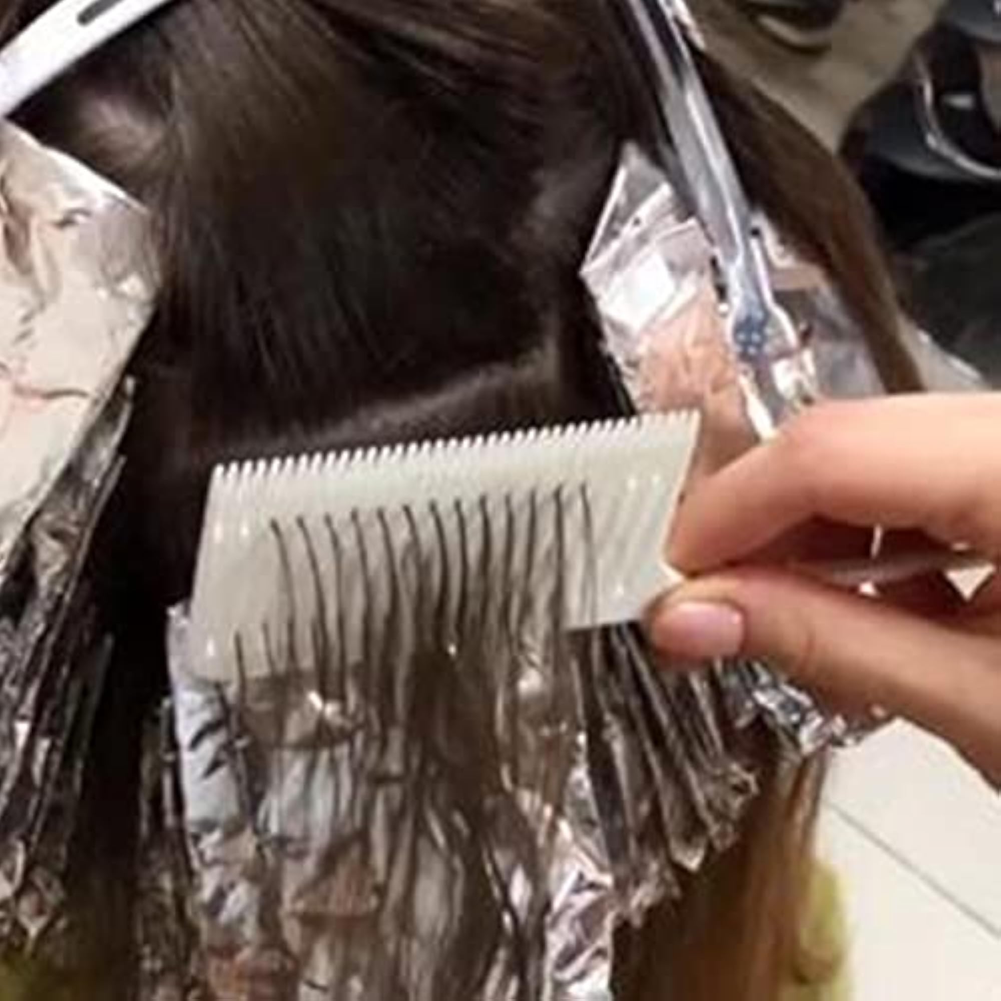 2X Professional Weaving Highlighting Foiling Hair Coloring Comb