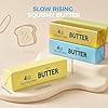 XQOQO Butter Squishy, Soft Slow Rising Squeeze Toys, Butter Stick Squishy Fidget Toys and Stress Balls Squishies for Office Desk Toys, Party Favors & Birthday Gifts(Yellow) #1