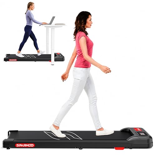 Sparnod Fitness STH-3002 Walking Pad Treadmill for Home Use | Com...