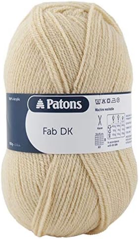 Patons Fab DK Kitting/Crochet Yarn Double Knitting Wool 100g Balls and 100% Acrylic Machine Washable & Tumble Dry Yarn - 44 Colours in The Range - Colour 2085 - Rainbow - 1 x 100g Ball
