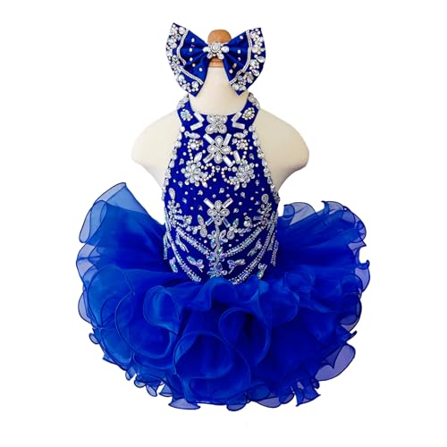 Handmade Beaded Dress Cupcake Pageant Dress Princess Dress Infant Toddler Party Dress Baby Birthday Dress Ball Gown2