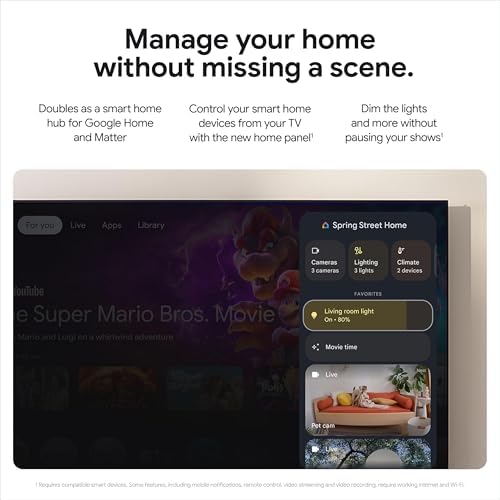 Google TV Streamer (4K) - Fast Streaming Entertainment With Voice Search Remote - Watch Movies, Shows, Live TV, and Netflix in 4K HDR - Smart Home Control - 32 GB Storage - Porcelain - 1
