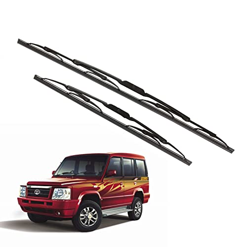Image of Kylo Windshield Wiper for Sumo /Conventional and Traditional Metal Type Windshield Water Repellency Scratch Proof Metal Wiper Blades Suitable for Sumo (Driver Side - 20 inch, Passenger Side - 20 inch)