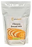 Molibake Fitness Bread Mix – All-Natural High-Fiber Bread Mix for Bread Machine and Oven – 15 oz – Whole Grain Breads Mix with Carrots, Oats, Flax, Sunflower & Sesame Seeds – Easy-to-Use Breads Maker Mix for Homemade Baking